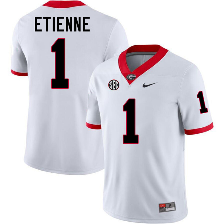 Trevor Etienne Georgia Jersey,University Of Georgia Bulldogs Football Jersey,Uniforms,Gears-White